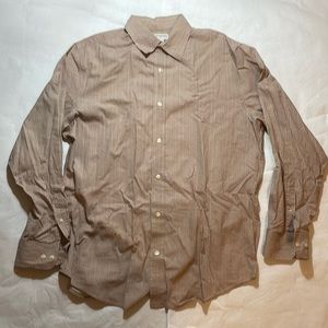 Banana Republic Men’s Button Down Red Print Sz L 16-16 1/2